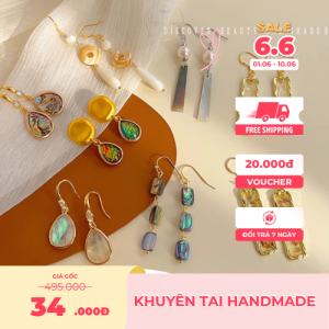 Khuyên tai handmade D04